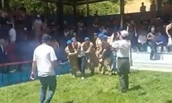 Tartışmalı güreşler olaylı başladı