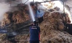 Reyhanlı'da samanlık yangını