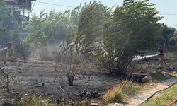 Antakya'da bahçe yangını kontrol altına alındı