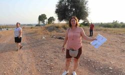 Üniversite yıllarca araziyi işgal etti, belediye istimlak etmeden bulvar geçirdi, şimdi de başkası karpuz ekti