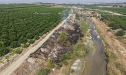 Adana'da Deliçay Deresi'nin çevresi çöplüğe dönüştü