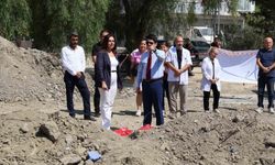 Akçalı Aile Sağlığı Merkezi'nin yeni hizmet binasında çalışmalar sürüyor