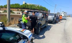 Alanya'da safari araçlarına denetim: 5 araca 233 bin TL ceza