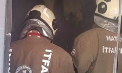 Antakya'da konteyner yangını kısa sürede söndürüldü