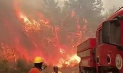 Antalya'da ekipler alevlerin arasında kalmaktan son anda kurtuldu