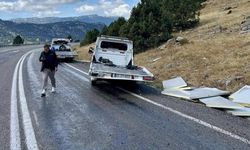 Antalya'da iki ayrı trafik kazasında 2 kişi yaralandı