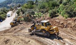Benlidere'de ulaşımı rahatlatacak yol çalışması başlatıldı
