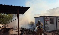 Kırıkhan'da odunluk ve bahçe yangını yaşandı