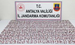Manavgat'ta 3 bin sentetik hap ele geçirildi