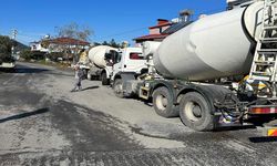 Gazipaşa Belediyesi Koru Mahallesi'nde beton yol yaptı