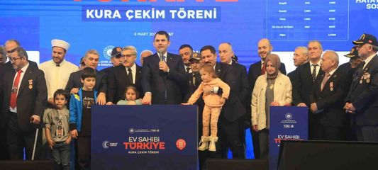 Hatay'da 13 bin 289 konutun kura çekim töreni gerçekleşti