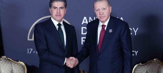 Cumhurbaşkanı Erdoğan, Irak Kürt Bölgesel Yönetimi Başkanı Neçirvan Barzani'yi kabul etti