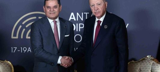Cumhurbaşkanı Erdoğan, Libya Milli Birlik Hükümeti Başbakanı Abdülhamid Dibeybe ile bir araya geldi
