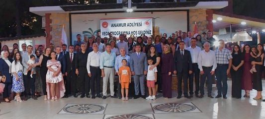 Anamur Adliyesinde görev yeri değişen yargı mensuplarına veda programı