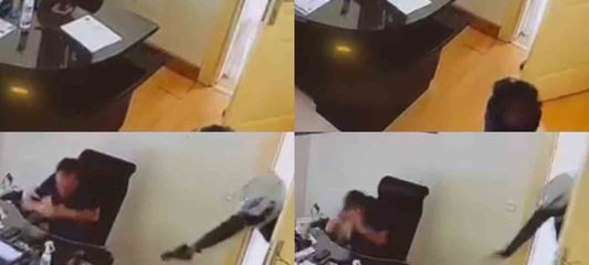 O anlar kamerada: Tatil sitesinin başkanı, kasklı saldırgan tarafından vuruldu