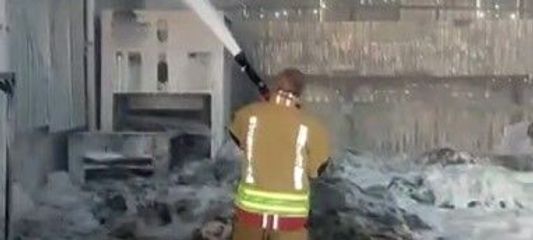 Kahramanmaraş'ta fabrika yangını