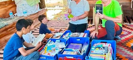 Manavgat Belediyesi'nden yaylalara kütüphane desteği