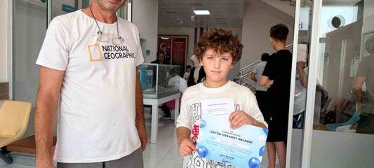 Sünnet olan çocukları 'Üstün Cesaret Belgesi' ile ödüllendirildi