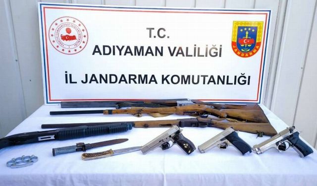 Adıyaman'da jandarma devriyesinde 2 gözaltı