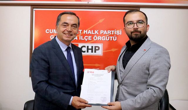 Mehmet Ali Yılmaz, Gazipaşa belediye başkan aday adaylığı başvurusunu yaptı