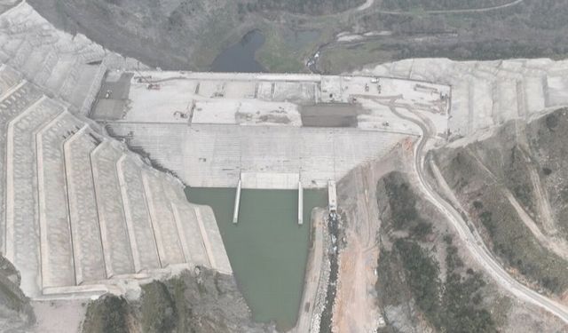 Bursa Karacabey Gölecik Barajı'nın yüzde 89'u tamamlandı