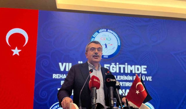 Bakan Tekin: "Özel eğitime ihtiyaç duyanlara verilecek bireysel eğitim desteğini sabit göstergeye endekslersek çok güzel olacak"