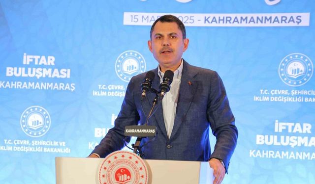 Bakan Kurum: "Deprem bölgesinde yarım milyon yuvayı tamamlayacağız"