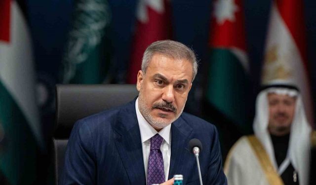 Bakan Fidan ’İki Devletli Çözüm ve Ortadoğu’da Kalıcı Barış Antalya Bakanlar Toplantısı’na katıldı