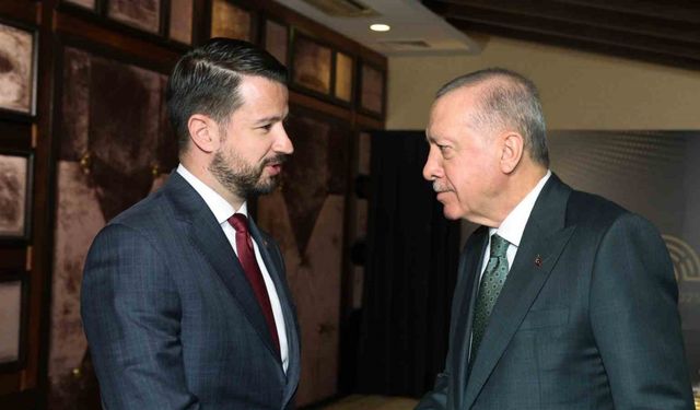 Cumhurbaşkanı Erdoğan, Karadağ Cumhurbaşkanı Milatoviç ile görüştü