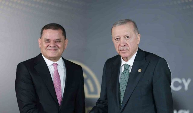 Cumhurbaşkanı Erdoğan, Libya Başbakanı Dibeybe ile görüştü