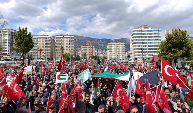 Kahramanmaraş’ta Filistin’e destek yürüyüşü