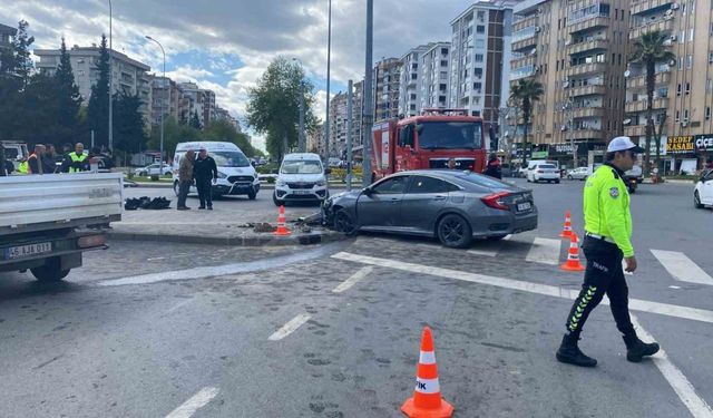 Kahramanmaraş’ta otomobil yayalara çarptı: 5 yaralı