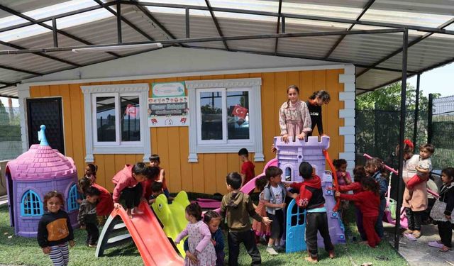 Tarım işçilerinin çocuklarına özel ’okul öncesi sınıf’ açıldı