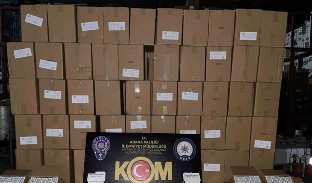 Adana’da 10 milyonluk kaçakçılık operasyonu: 7 gözaltı