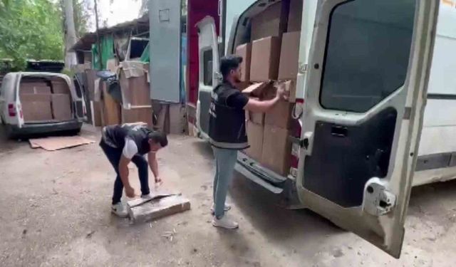 Adana’da 39 milyon TL’lik kaçakçılık operasyonu
