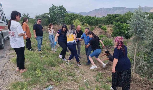 Ağaç ve emniyet kemeri hayat kurtardı: Takla atan otomobilde burnu bile kanamadı