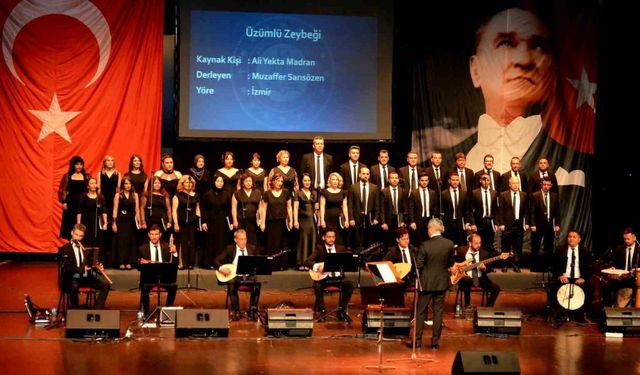 Antalya Adliyesi Türk Halk Müziği Korosu gönülleri fethetti