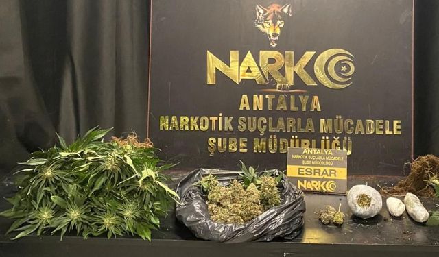Antalya’da bir haftada 17 zehir taciri tutuklandı