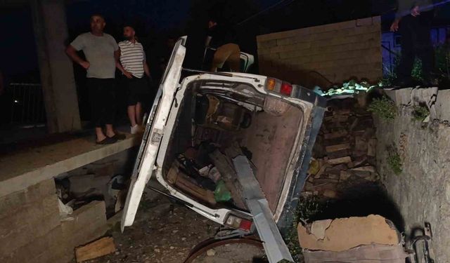 ‘Balık avlayacağım’ deyip patronundan aldığı araçla evin avlusuna uçtu