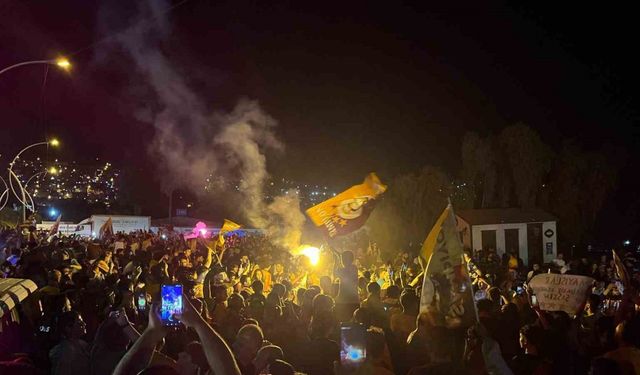 Galatasaray’ın 25. şampiyonluğu Hatay’da coşkuyla kutlandı