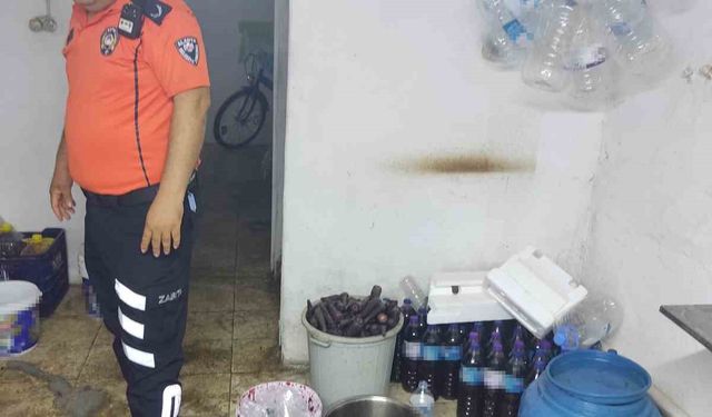Halk sağlığını tehdit eden ruhsatsız şalgam imalathanesi mühürlendi