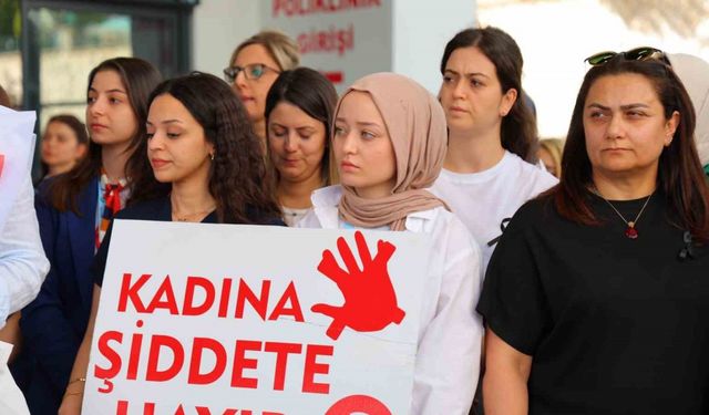 Kahramanmaraş’ta kadına ve sağlıkta şiddete tepki