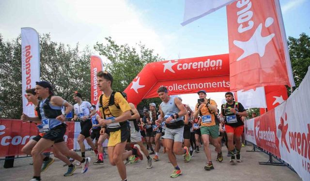 Kemer’de 11. Kez düzenlenen zorlu yüksek dağ koşusu rekorlarla sona erdi
