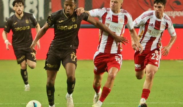 Trendyol Süper Lig: Antalyaspor: 0 - Trabzonspor: 2 (Maç sonucu)