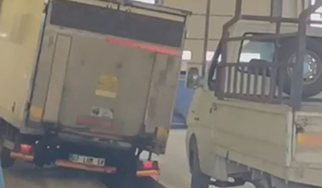 TÜVTÜRK’te şaka gibi kaza