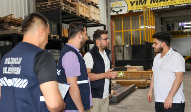 Konya Selçuklu'da sanayi esnafına 'atık yönetimi' bilinci