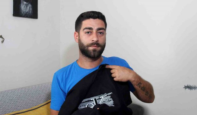 Bayramlaşmaya gitti, karnına yorgun mermi isabet etti