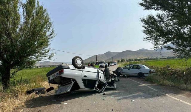 Elbistan’da trafik kazası: 2 yaralı