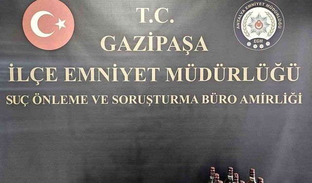 Gazipaşa’da ruhsatsız silah operasyonu