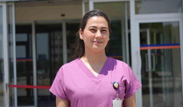 Görevli hemşire hastanenin acil servisindeki yangında verilen mücadeleyi anlattı